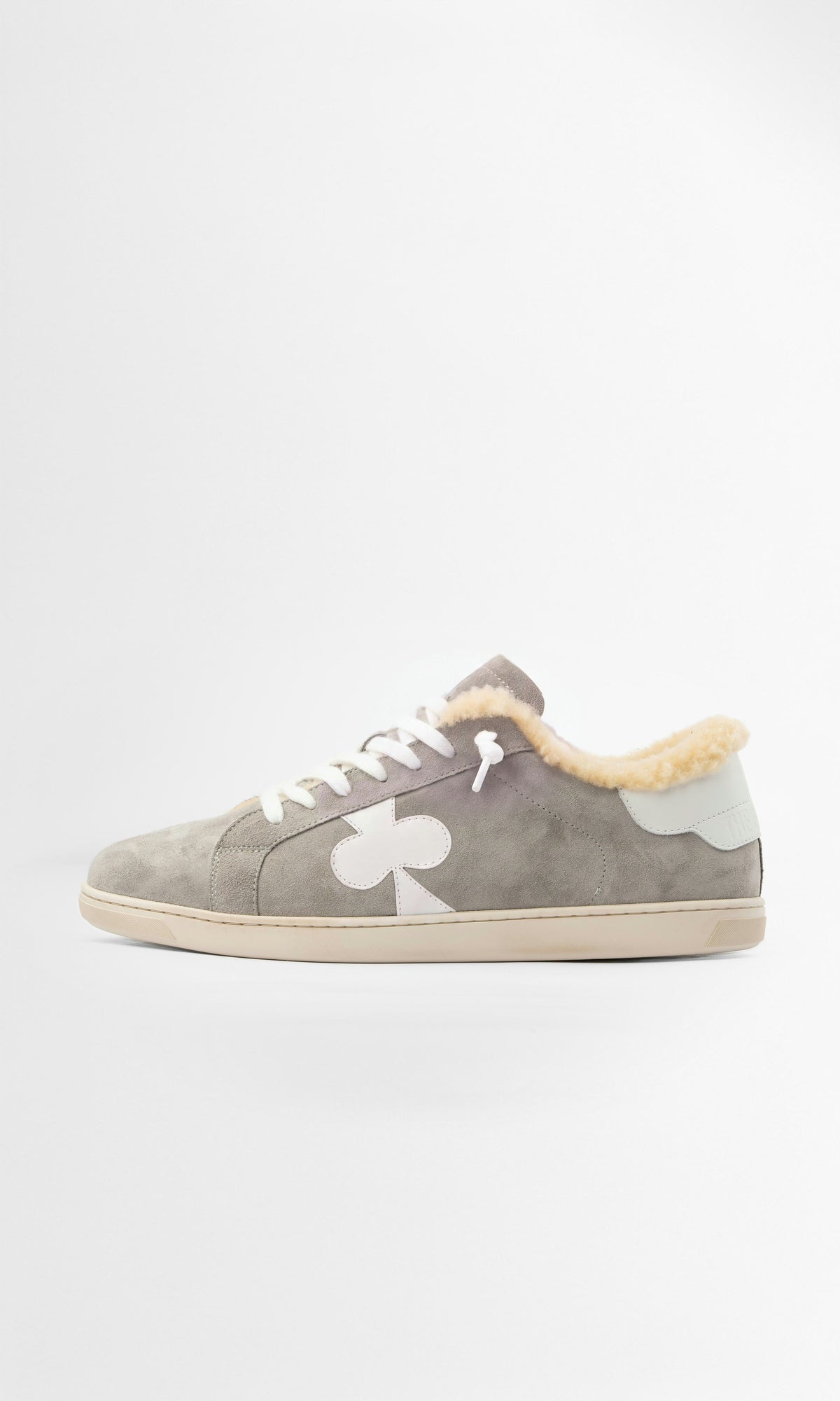 Geneva Wool Grey Suede outside