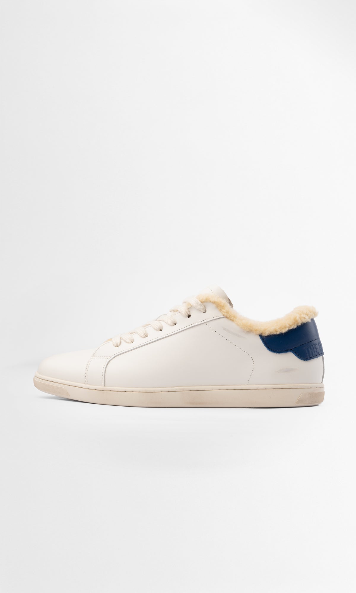 Geneva Wool Navy Heel Unsigned outside